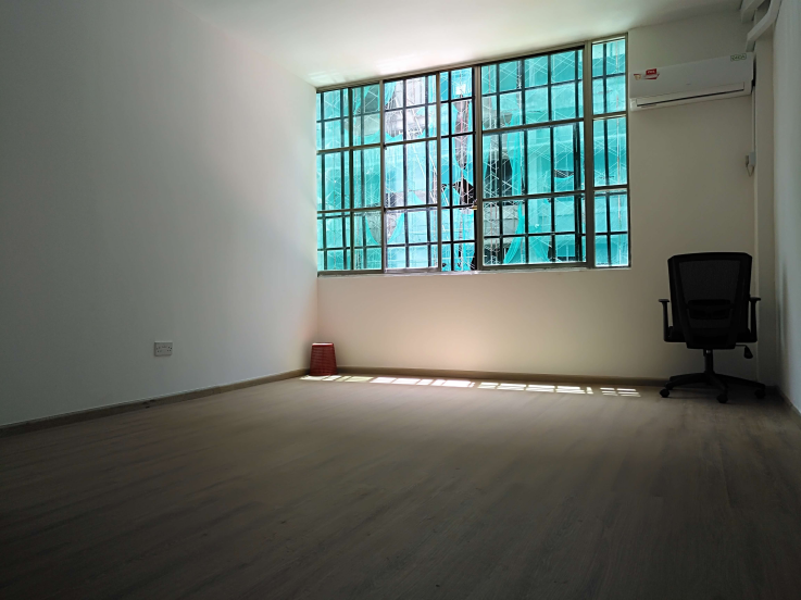 Large office with window view outside